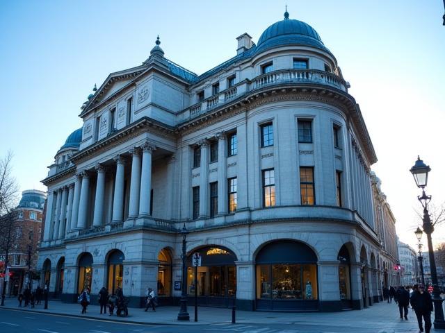 Gebäude in London zum Zeitpunkt der Firmengründung
